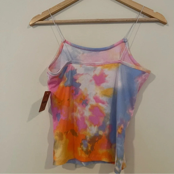 ☀️NWT ONE STEP UP Vintage Tie Dye Camisole Tank Top - Picture 5 of 6